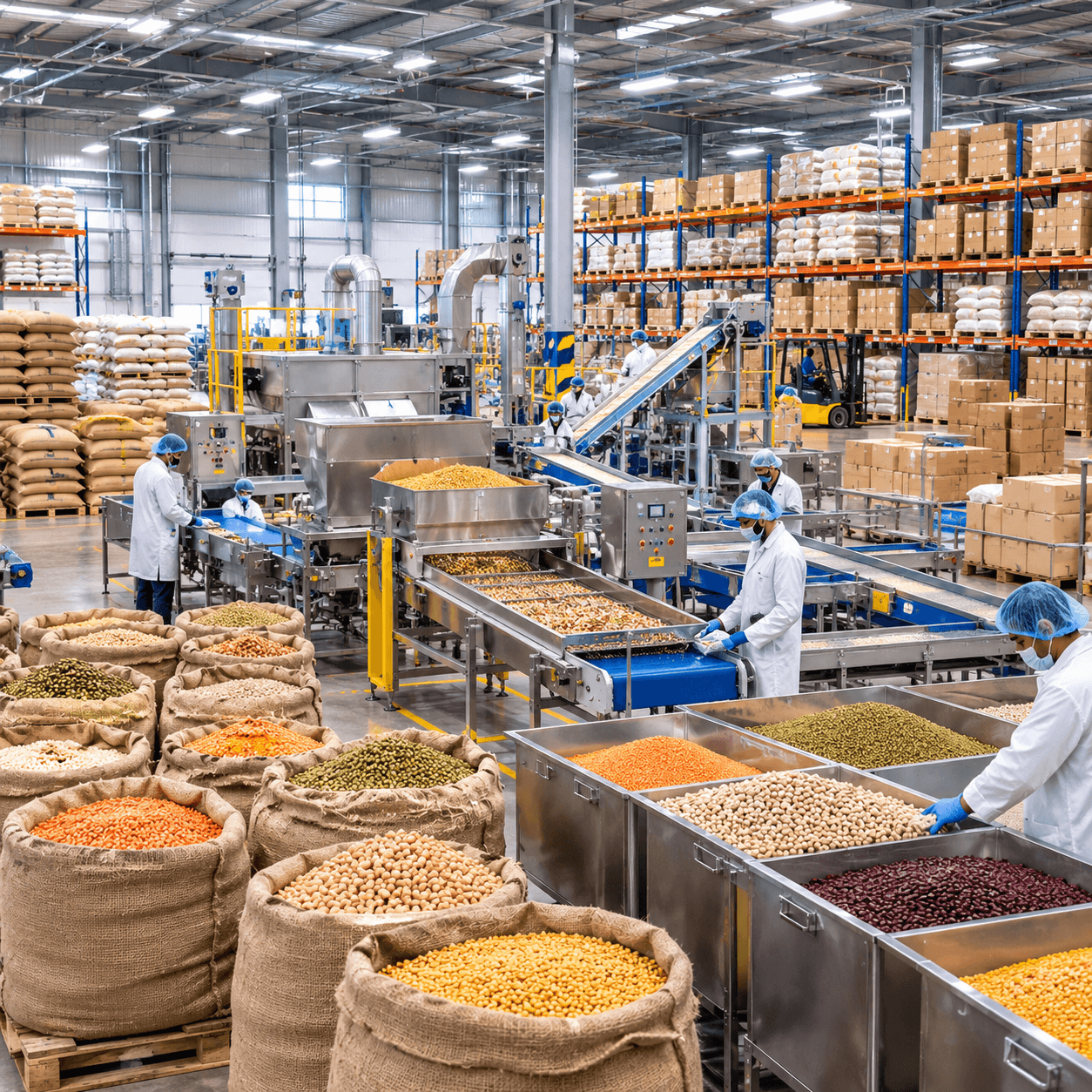 Freight logistics and raw material handling